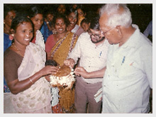 Poor Women benefit through Mushroom Production